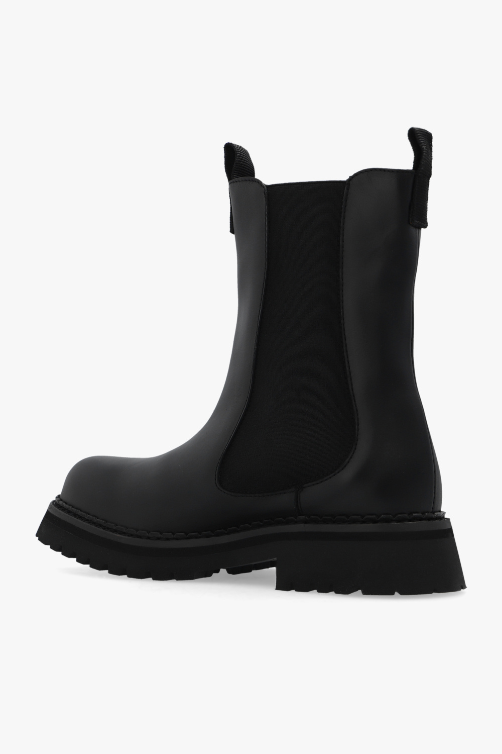 Chelsea boots with logo Moschino - SchaferandweinerShops